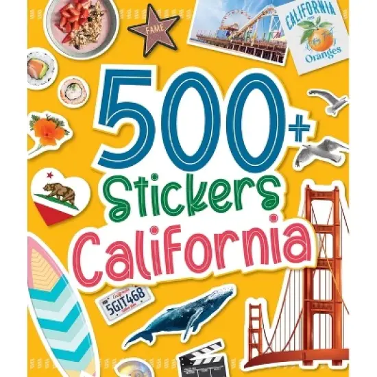 500 Stickers: California - (Regional Sticker Books) by  Duopress Labs (Paperback) image {1}