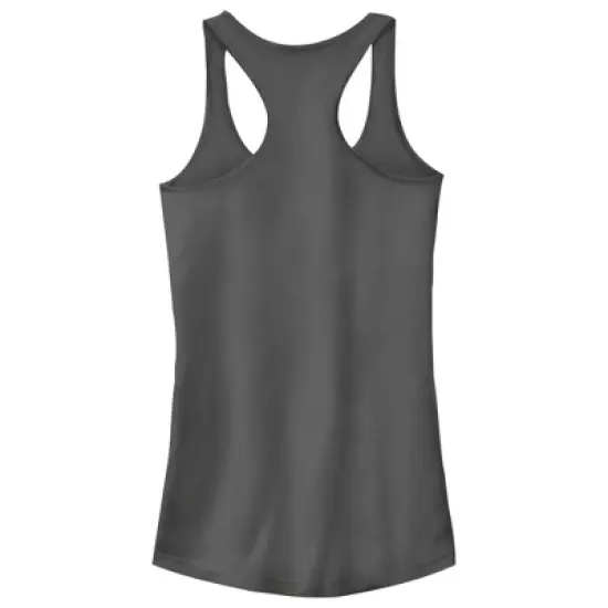 Junior's Peaceful Warrior Good Vibes Only Racerback Tank Top image {1}