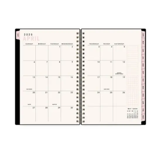 Blue Sky Brook Gossen Planner Pocket 5"x8" Weekly/Monthly Wirebound 15 Month Rainbow City Undated image {5}