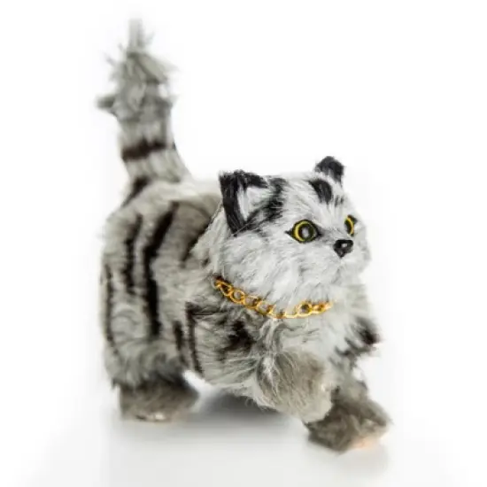 The Queen's Treasures 18 Inch Doll Pet Realistic Grey Striped Kitty Cat image {7}