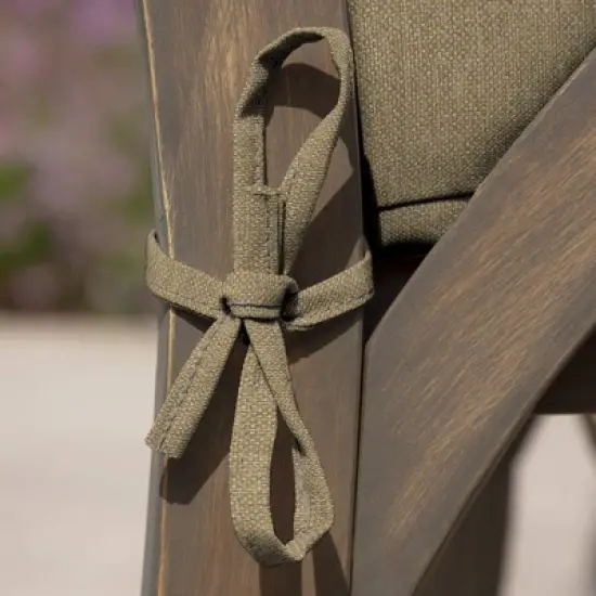 Arden Selections Hamilton Texture Outdoor Seat Cushion Tan image {4}