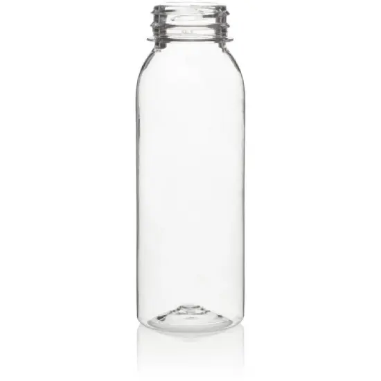 Clear Plastic Bottles 8oz PET Bottle with Flip-top Caps Made in USA - Pack of 100 image {2}