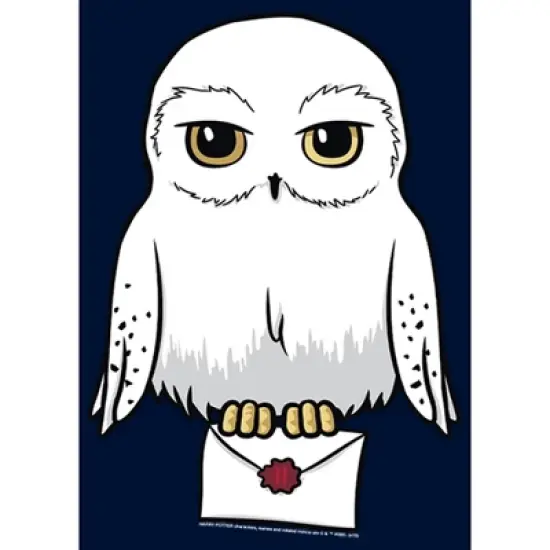 Men's Harry Potter Cartoon Hedwig Letter Sweatshirt image {1}