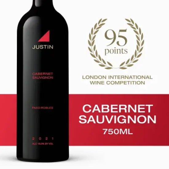 Justin Cabernet Sauvignon Red Wine - 750ml Bottle image {8}