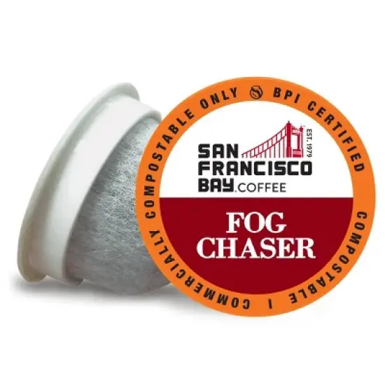 San Francisco Bay Coffee Fog Chaser Medium Roast Coffee - 80ct image {4}