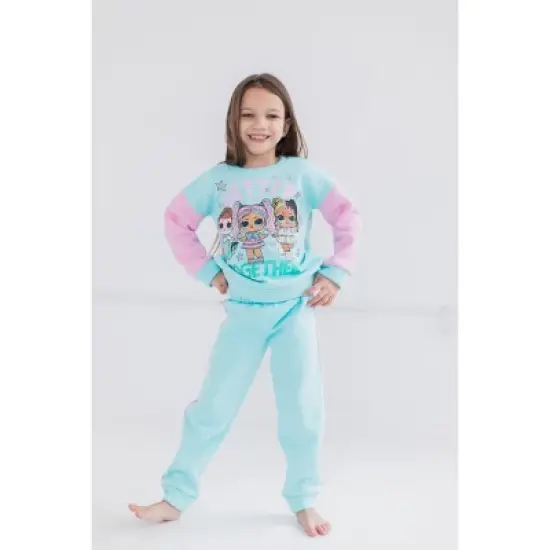 L.O.L. Surprise! Queen Bee Fierce Unity Girls Fleece Sweatshirt and Jogger Pants Set Little Kid to Big Kid image {1}