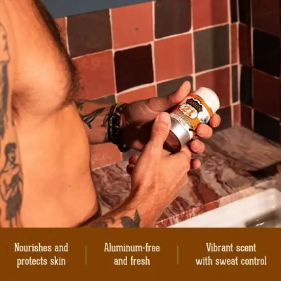 18.21 Man Made Octane Aluminium-Free Men's Natural Deodorant, Noble Oud-2.6 oz image {3}