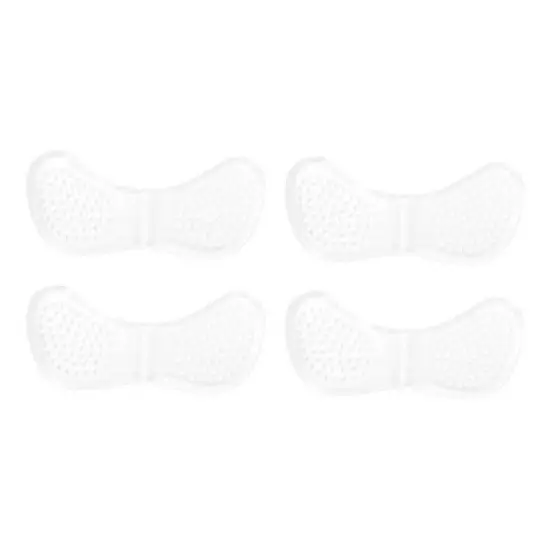 Unique Bargains Soft Concealed Shoes Heel Pads One Size Transparent 2 Pair image {6}