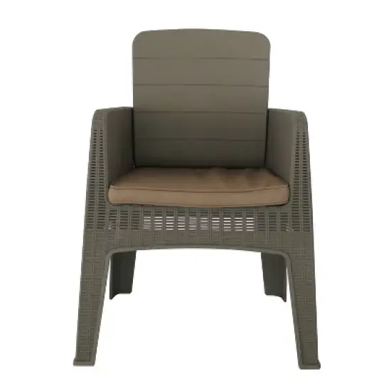 Lucca 7pc Dining Set with Cushions - Gray/Beige - DUKAP image {5}