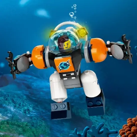 LEGO City Deep-Sea Explorer Submarine Multi-Feature Building Toy Set 60379 image {4}