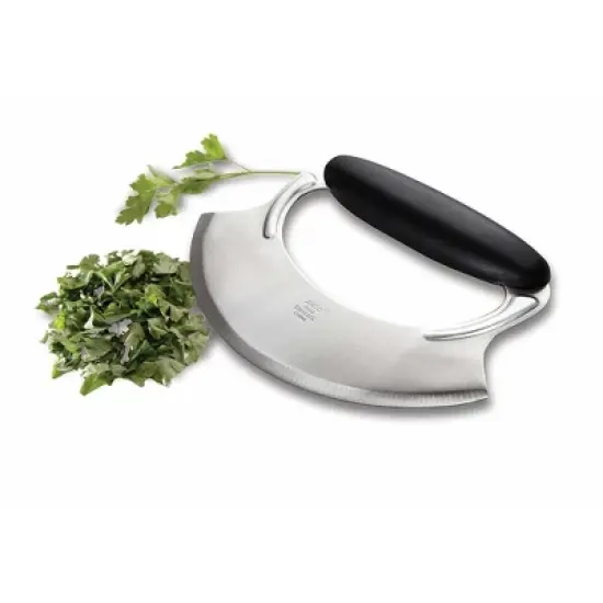 Amco Mezzaluna with Silicone Handle- 3 Pack, Stainless Steel Blade image {7}