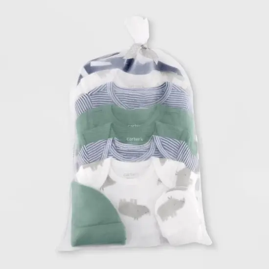 Carter's Just One You&reg; Baby Layette Registry Set - Green/Navy Blue image {9}