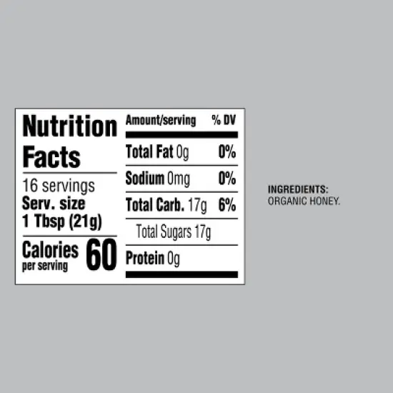 Organic Raw Unfiltered Pure Honey - 12oz - Good & Gather&trade; image {3}