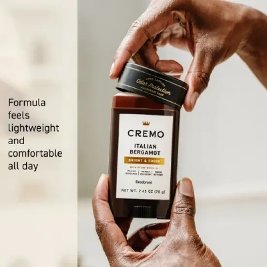 Cremo Solid Deodorant Italian Bergamot - 2.65oz image {4}