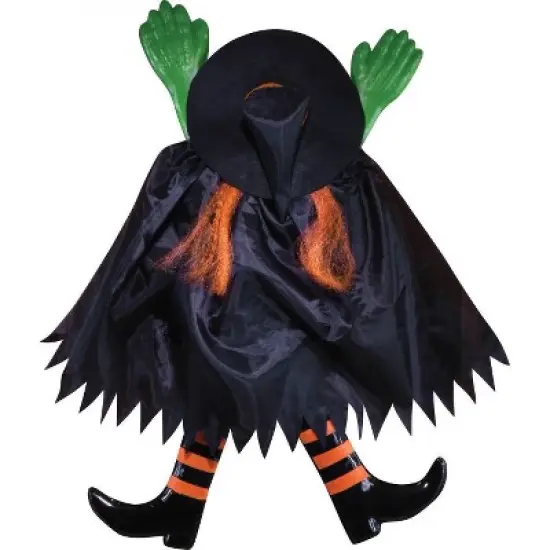 Fun World Wrong Way Orange Witch image {1}