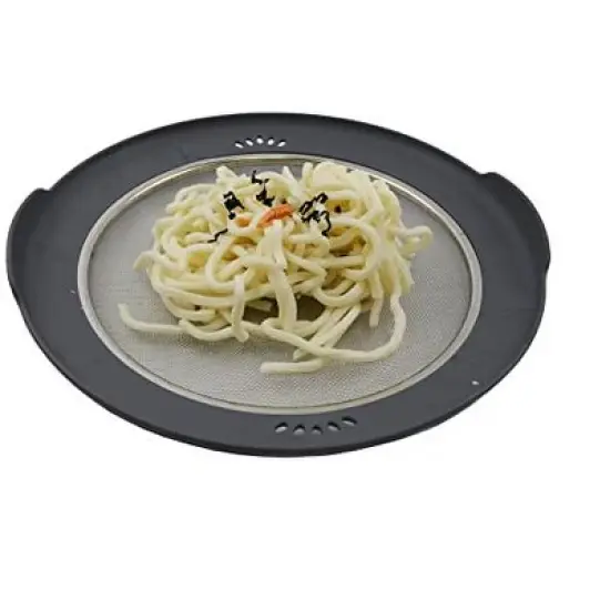 SAMMART Stainless Steel Colander Strainer Plates, Self-draining Fruit/Cold Noodles Dishes image {5}