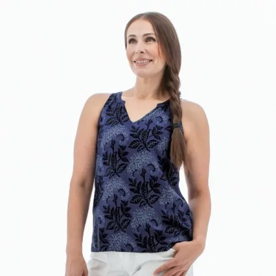 Aventura Clothing Women's Rochelle Split Neck Tank Top image {5}