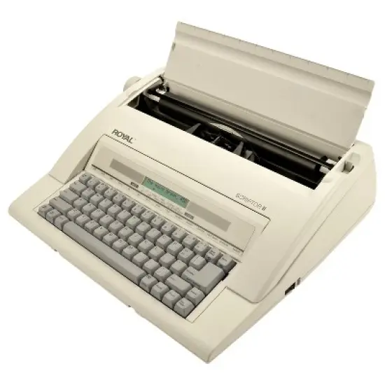 Royal&reg; Scriptor II Portable Electronic Typewriter in White image {11}