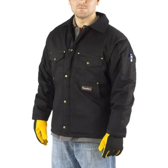 RefrigiWear Men's ComfortGuard Insulated Workwear Utility Jacket Water-Resistant image {6}
