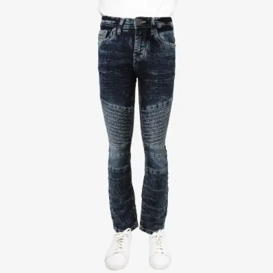 X RAY Boy's Heavy Rips Repaired Jeans image {11}