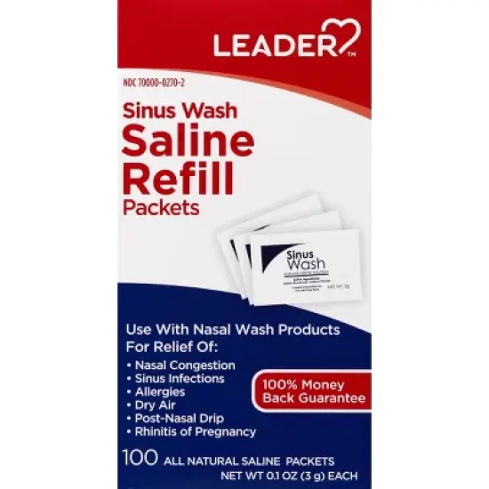 Leader Saline Refill 100 ea image {6}