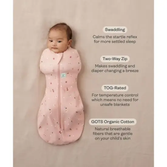 Cocoon Swaddle Sack 2.5 TOG Oatmeal Marle image {3}