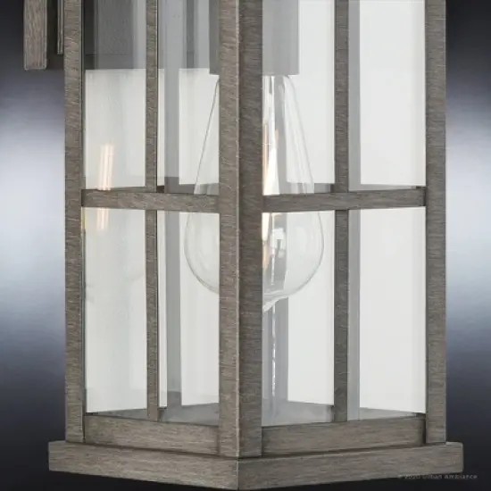 Urban Ambiance Luxury Transitional Outdoor Wall Sconce 14.25''H x 6''W,  Aged Pewter Finish,  Anaheim Collection, UHP1295 image {5}