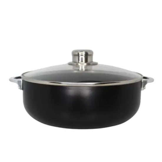 IMUSA Caldero with Dual Speckled Ceramic Set Black: image {8}