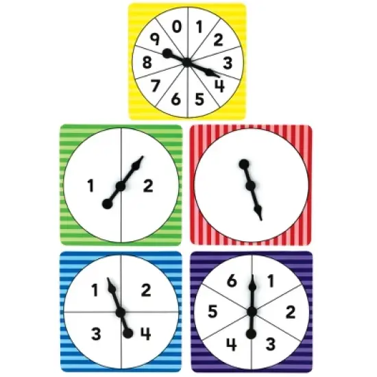Teacher Created Resources Number Spinners, Pack of 5 image {1}
