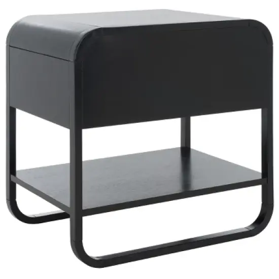 Yunis 1 Drawer 1 Open Shelf Nightstand - NST9205 - Safavieh image {5}