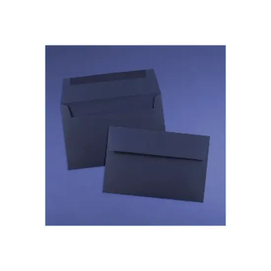 JAM Paper A10 Invitation Envelopes 6 x 9.5 Navy Blue LEBA867 image {3}