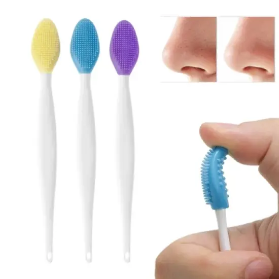 Unique Bargains Silicone Pore Brush 3 Pcs image {10}