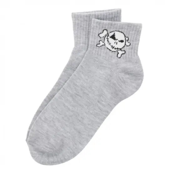 Womens Nightmare Before Christmas Jack Skellington 8-Pair Mid Crew Socks image {7}