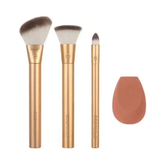 EcoTools Precious Metals Face Blend and Sculpt Brush Set - 4pc image {9}