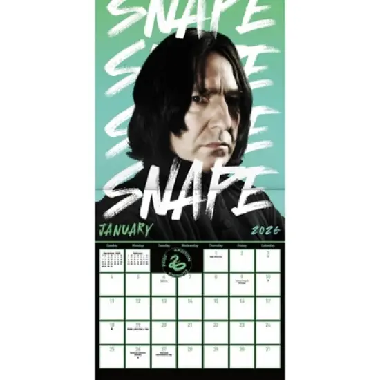 Trends International 2026 Harry Potter Collector's 12.63"x12.63" Edition Calendar image {3}