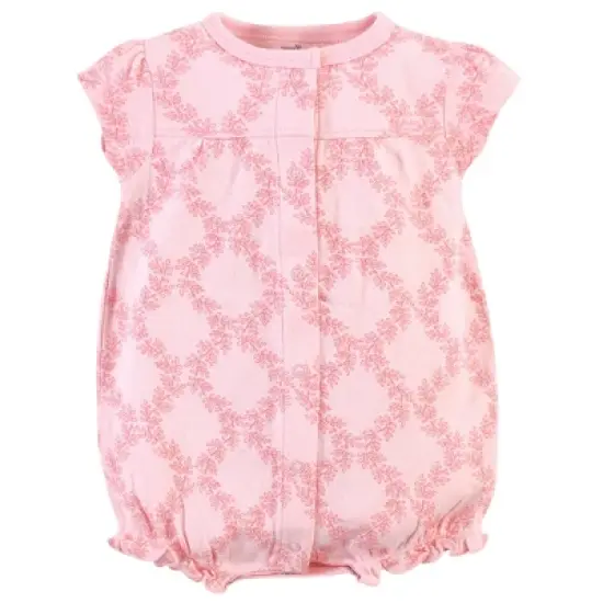 Touched by Nature Baby Girl Organic Cotton Rompers 3pk, Butterflies image {2}