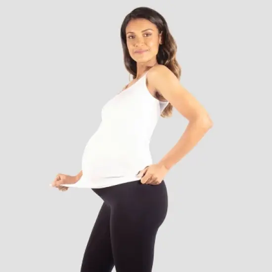 Belly Support Seamless Maternity Camisole - Isabel Maternity by Ingrid & Isabel&trade; image {2}