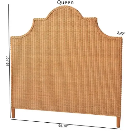 bali & pari Melanie Rattan Standalone Headboard image {2}