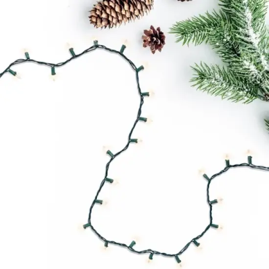 Northlight Incandescent Mini Christmas Light Set - Clear - 92' Green Wire - 450ct image {5}