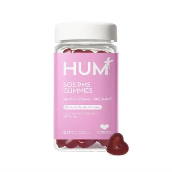 HUM Nutrition SOS PMS for PMS Relief & Mood Support Vegan Gummies  - 60ct image {8}