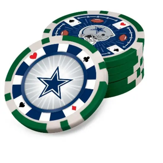 MasterPieces Casino Style 300 Piece Poker Chip Set - NFL Dallas Cowboys image {4}