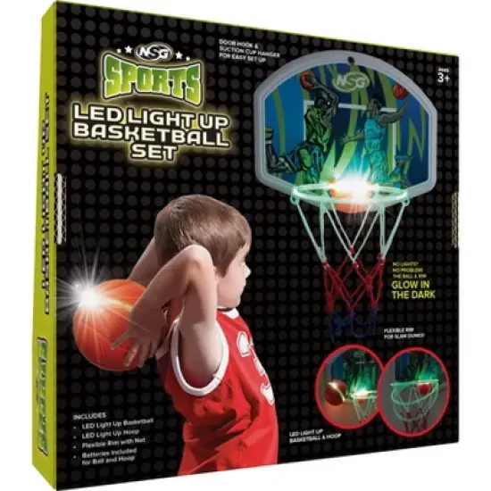 NSG LED Light Up Basketball Set image {2}