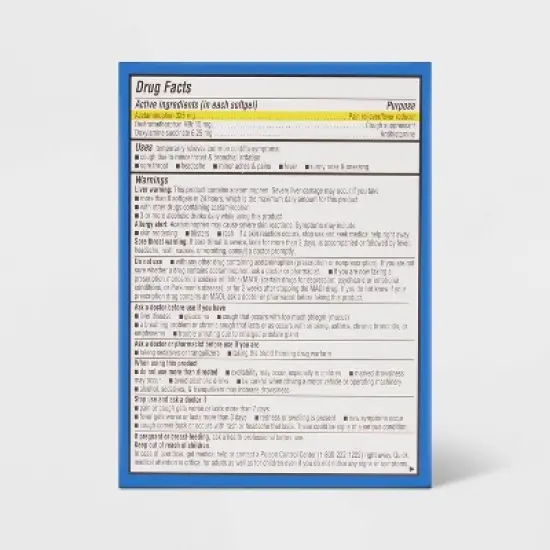 Nighttime Cold & Flu Relief Softgels - 24ct - up&up&trade; image {2}