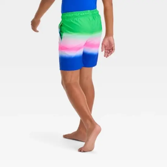 Boys' Ombre Striped Design Swim Shorts - Cat & Jack&trade; image {2}