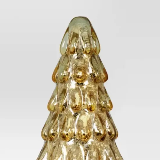Christmas Mercury Glass Tiered Classic Tree Small Gold - Wondershop&trade; image {3}