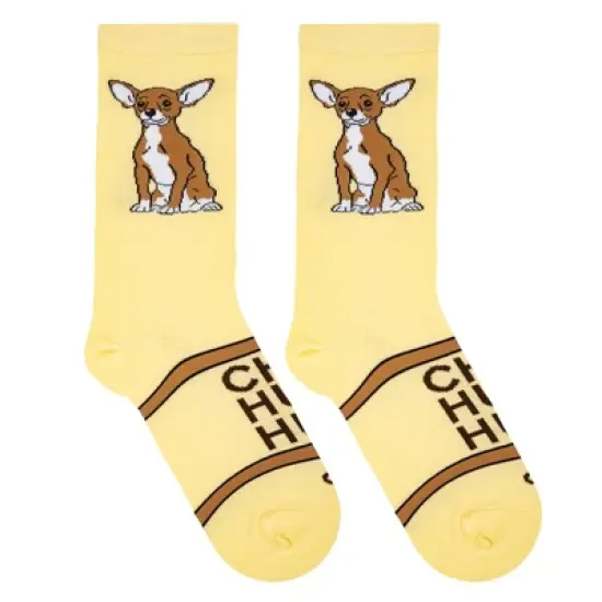 Cool Socks, Chihuahua, Funny Novelty Socks, Adult, Medium image {4}