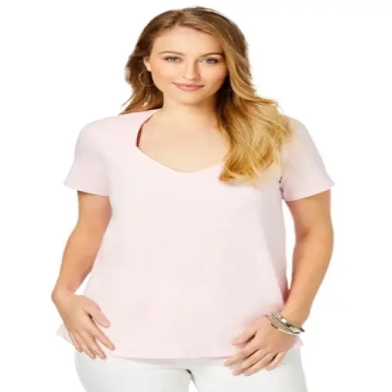Jessica London Women&rsquo;s Plus Size Sweetheart Tee image {1}