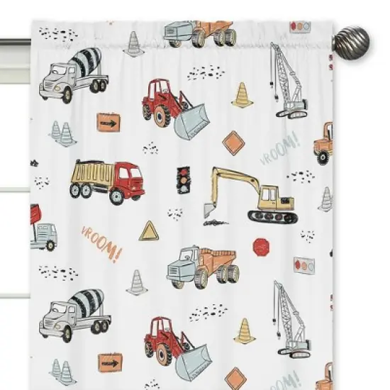 2pk Construction Truck Window Panel - Sweet Jojo Designs image {2}