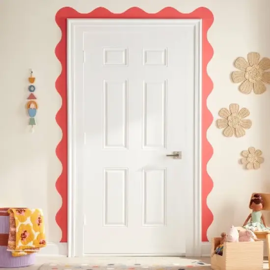 Scallop Door Wall Decal Fresh Melon - Pillowfort&trade; image {1}