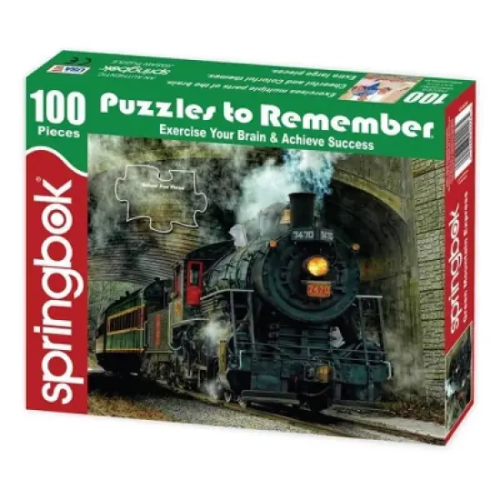 Springbok Green Mountain Express Puzzle 100pc image {1}